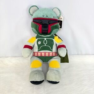 Build A Bear Star Wars Boba Fett The Original Mandolorian Plush Rare Retired BAB